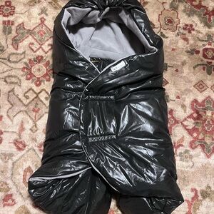 Black Puffer Baby Bunting